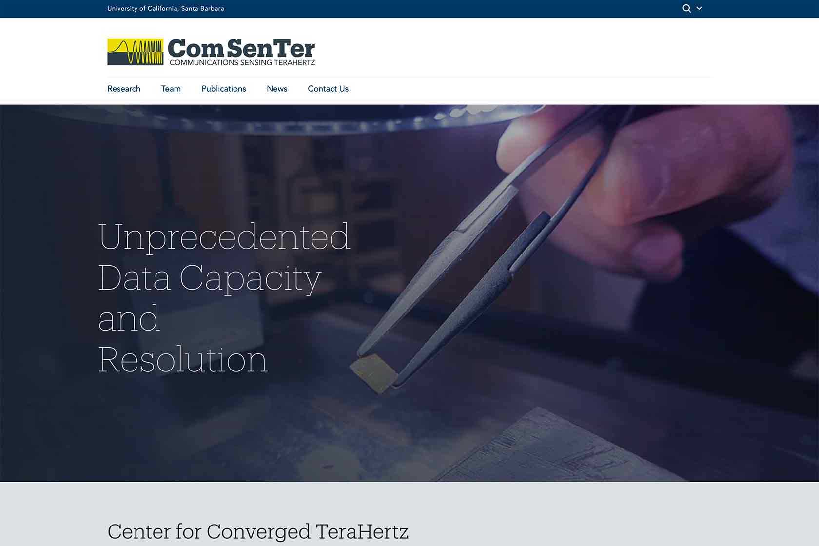comsenter site screenshot